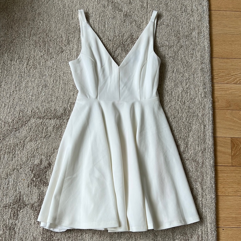 Lulus white dress - perfect for graduation